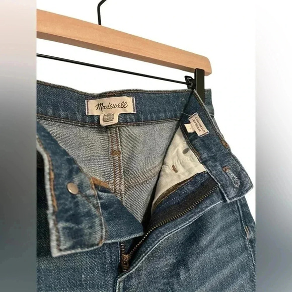 Madewell Women's High-Rise Slim Crop Medium Wash Boyjean Size 25 - Picture 5 of 7